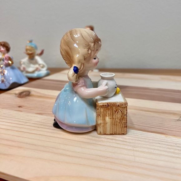 Vintage Josef Originals "HAPPINESS IS Series Lemun Aid Lemonade Girl Figurine - Picture 8 of 9